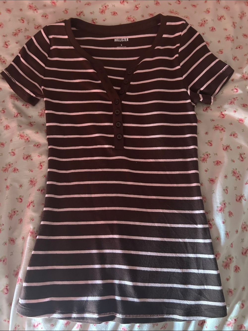 Hollister Button-up with Stripes